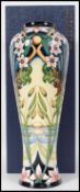 A large Moorcroft baluster vase in the Avon Water