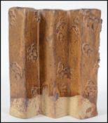 A 20th century Cornish pottery stoneware zig zag v