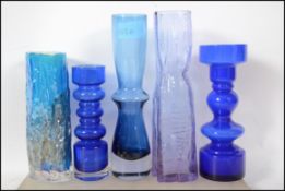A collection of vintage / retro 20th century glass