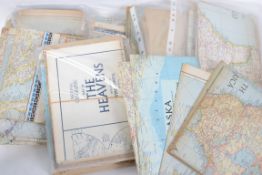 A good collection of vintage and retro geographical maps from around the world to include Theatre of