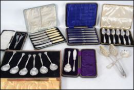 A collection of 20th century silver plated flatwar