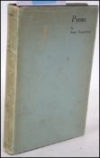 William Heinemann, London 1922. First Edition ' Poems ,' by Isaac Rosenberg - selected and edited by