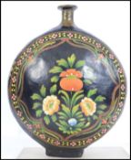 A large 20th century Indian papier mache moon flas