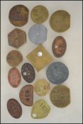 A good group of railway checks and tokens of vario