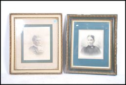 A pair of framed and glazed Victorian photograph p