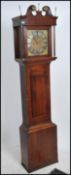 A late 18th century West Country brass faced longc