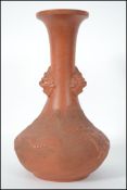 A Chinese believed 19th century terracotta vase of