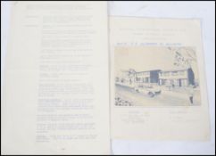 BRISLINGTON. Illustrated building plans & Works schedule of house in Hillsborough Rd, part of Co-