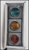 A large set of Industrial traffic lights complete