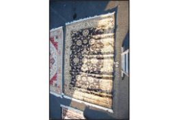 A large Persian Ziegler carpet - rug having blue g