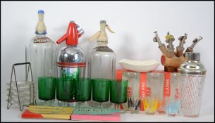 A collection of mid century / retro breweriana pub