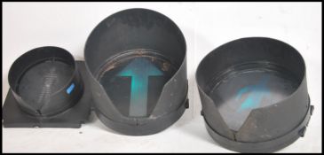 A 20th century industrial traffic light sign - arr