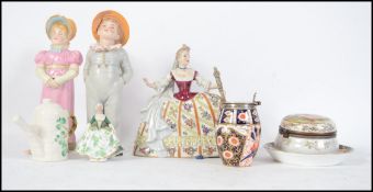 A group of china items to include A pair of Royal