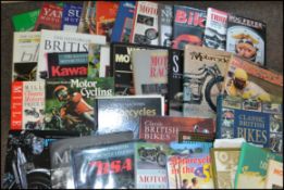 A good large collection of motorcycle reference bo