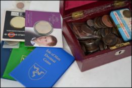 A good collection of 19th and 20th century pre and post decimal coins to include Georgian,