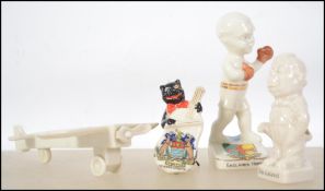 An interesting mixed lot of crested ware ton inclu