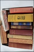 A collection of assorted antiquarian and vintage books, to include David Copperfield, PG Wodehouse