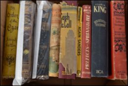 A collection of assorted antiquarian and vintage books, to include Stephen King, Doctor At Large and