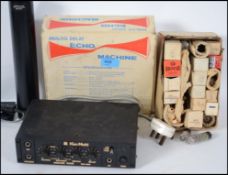 A collection of vintage 20th century radio valves many boxed and unused together with a analogue