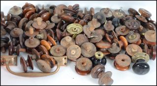 A collection of Victorian and Edwardian drawer kno