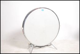 A 1950's Sputnik Atomic Sofono electric heater of circular form being two tone white and beige in