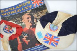 A World Cup 1966 fan memorabilia original cap toge