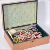 A fantastic and interesting collection of costume and dress jewellery to include watches, Czech