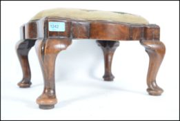 A good Queen Anne renaissance period 1920's footst