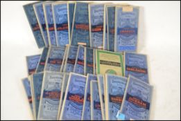 A good collection of vintage Bartholomew's canvas backed Cycle and road maps