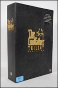 A boxed collectors Trilogy box set for The Godfather set, includes magazine and six sealed  video