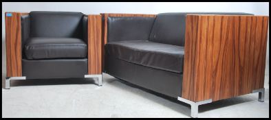 A stunning 20th century post modernist style leath