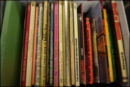 A collection of books to include several books on trains and steam together with books on Royalty.