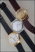 A collection of three gents vintage / retro 20th century watches to include Seiko, Sekonda and