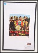 Sgt Pepper: An original limited edition 1993 Sgt Pepper Beatles framed and glazed lithograph printed
