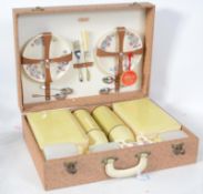 A 1950's vintage fitted picnic hamper by Sirram