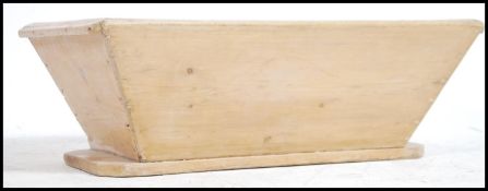 A vintage early to mid 20th century scrubbed pine