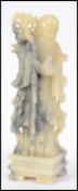 A well carved 20th century Chinese soap stone figu