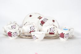 A vintage 20th century bone China 34 piece ' Rose