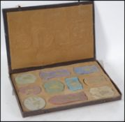 A good Chinese set of 11 ink cakes  complete in th