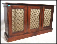 A 19th century Regency rosewood pier cabinet sideb