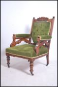 A late 19th century / early 20th century armchair.