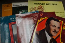 A large collection of classical records from an ex