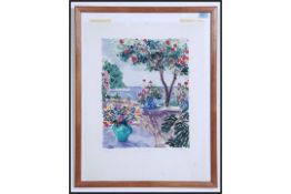 A framed and glazed limited edition screen print b