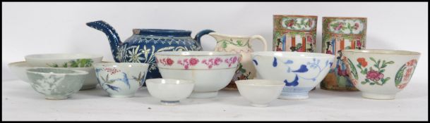 A collection of 19th and 20th century ceramics to