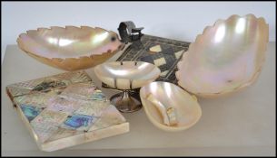 A collection of Mother Of Pearl Items to include a