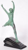 Pierre Le Faguays (FAYRAL - FRENCH 1892-1962) A 1920's Art Deco stunning art metal sculpture