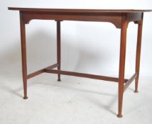 A good mid century believed Danish small dining table / centre table being raised on turned legs