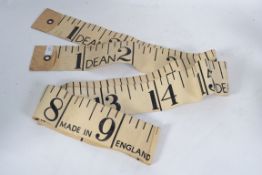 A rare large early 20th century shop window / haberdashery advertising display ' tape measure ' by