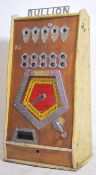 A good vintage 1960's Bryans ' Bullion ' Allwin penny arcade slot machine. Original chrome 'Bullion'