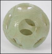 A 20th century Chinese Oriental jade three layer